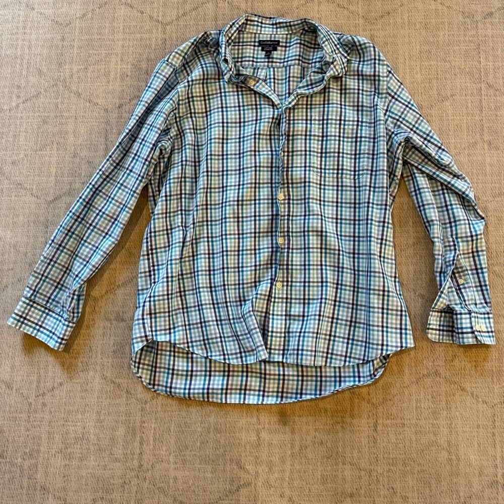 Croft & Barrow Multicolor Plaid Button Down Shirt